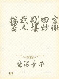 总裁刚回家被机器人爆炒微博