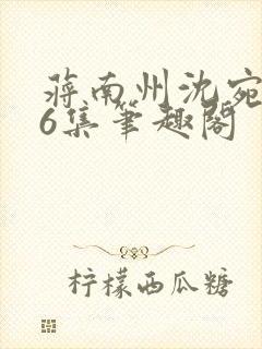 蒋南州沈宛月16集笔趣阁