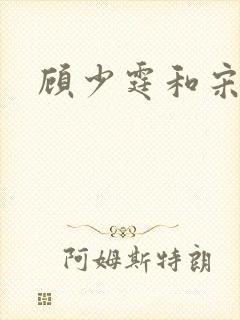 顾少霆和宋斯曼