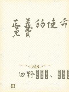 正义的使命全文免费