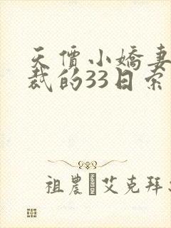 天价小娇妻,总裁的33日索情全文免费