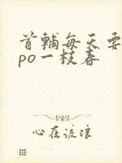 首辅每天要不够po一枝春