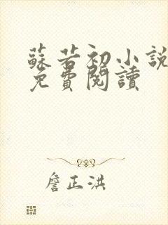 苏若初小说全文免费阅读