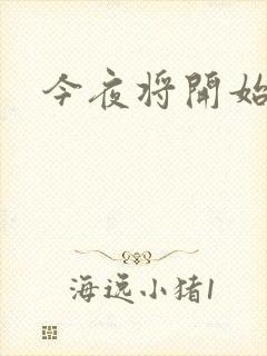 今夜将开始小说