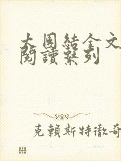 太团结全文免费阅读系列