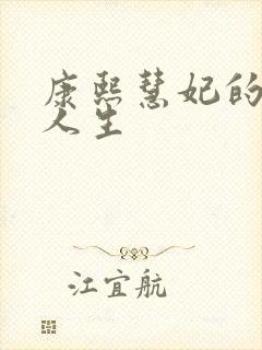 康熙慧妃的躺赢人生