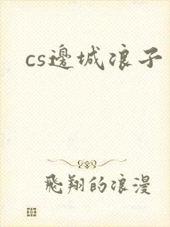 cs边城浪子