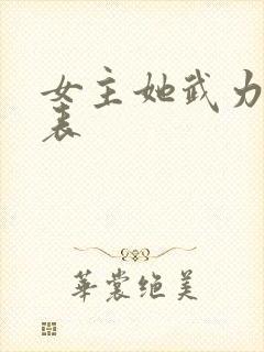 女主她武力值爆表