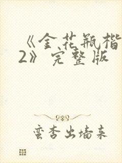 《金花瓶楷梅花2》完整版