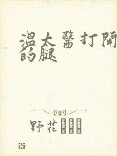 温太医打开眉庄的腿