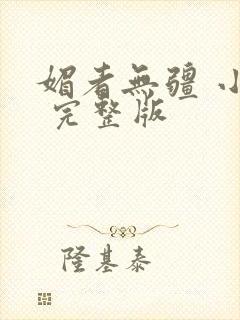 媚者无疆 小说 完整版