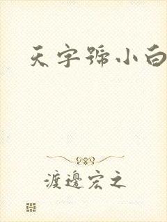 天字号小白脸