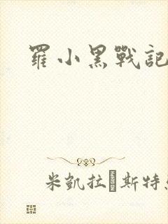 罗小黑战记小说