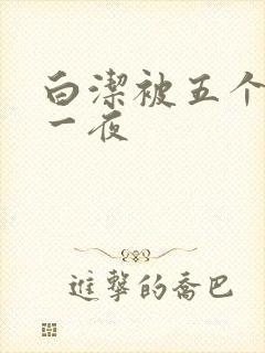白洁被五个人玩一夜