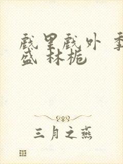 戏里戏外 季淮盛 林栀