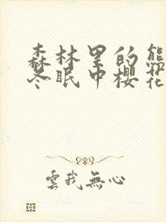 森林里的熊先生冬眠中樱花动漫