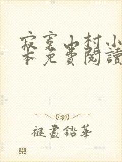 寂寞山村小说全本免费阅读