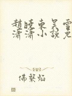 赵晓东吴雪晴王潇潇小说免费阅读