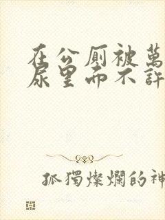 在公厕被万人c尿里面不许漏