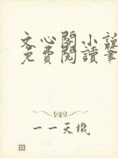 文心阁小说全文免费阅读笔趣阁