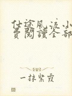 仕途风流小说免费阅读全部章节