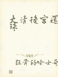 大清后宫还君明珠