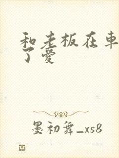 和老板在车里做了爱