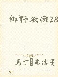 乡野欲潮28章