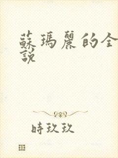 苏玛丽的全部小说