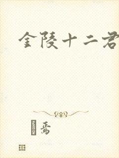 金陵十二君