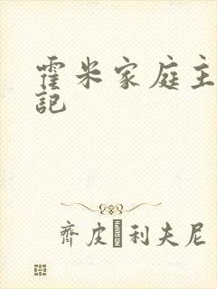 霍米家庭主妇日记
