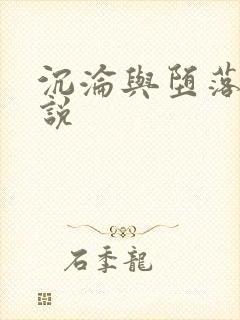 沉沦与堕落的小说