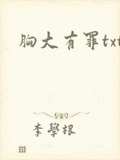胸大有罪txt