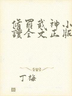 修罗武神小说阅读全文正版