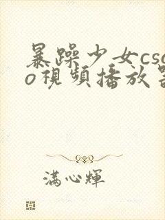 暴躁少女csgo视频播放器推荐