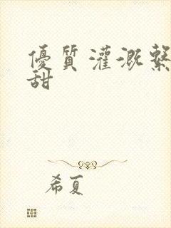 优质灌溉系统阮甜