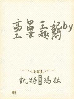 高昌王妃by黛玉笔趣阁