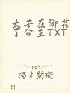 太子在御花园要了公主TXT