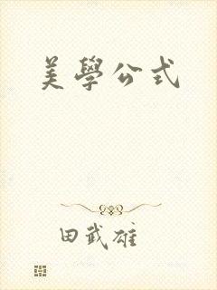 美学公式
