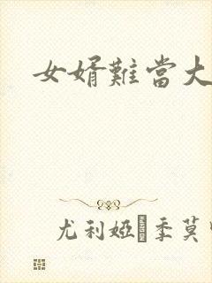 女婿难当大结局