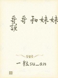 哥哥和妹妹的小说