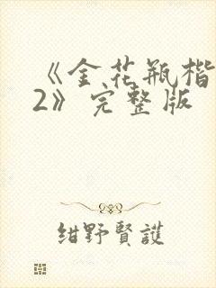 《金花瓶楷梅花2》完整版