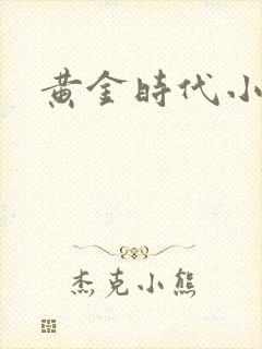 黄金时代小说