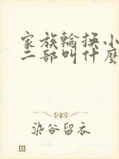 家族轮换小说第二部叫什么名字