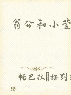 翁公和小莹