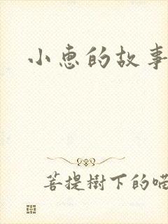 小惠的故事