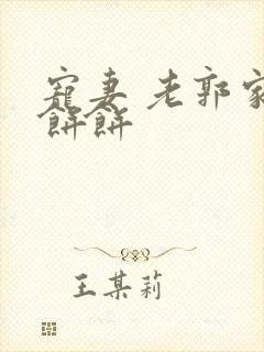 宠妻 老郭家的饼饼