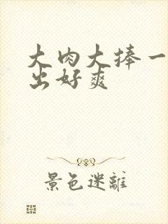 大肉大捧一进一出好爽