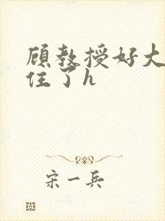 顾教授好大含不住了h