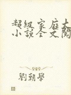 超级家庭大杂烩小说全文阅读